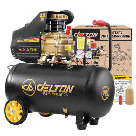 ปั๊มลมโรตารี่ DELTON รุ่น DRT-50L-R 50 ลิตร 3 แรงม้า_7